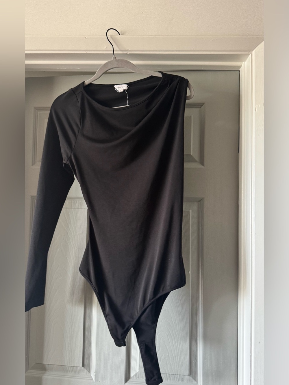 Song of Style Black Long-Sleeve Bodysuit